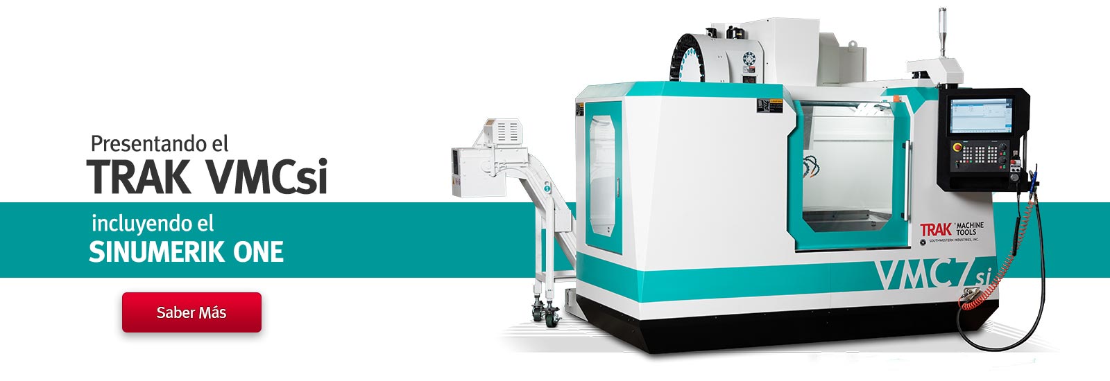 TRAK VMCsi Vertical Machining Centers featuring the SINUMERIK ONE