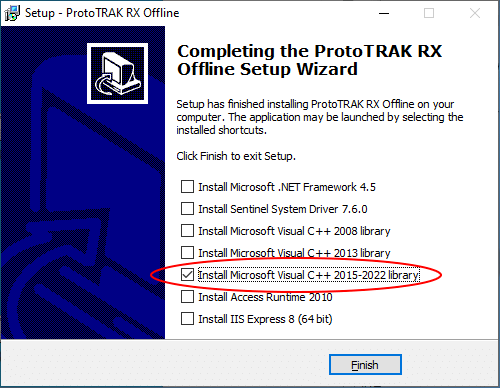 ProtoTRAK RX CNC Offline Software Instructions - Setup Wizard - 2015-2022 Library Checked