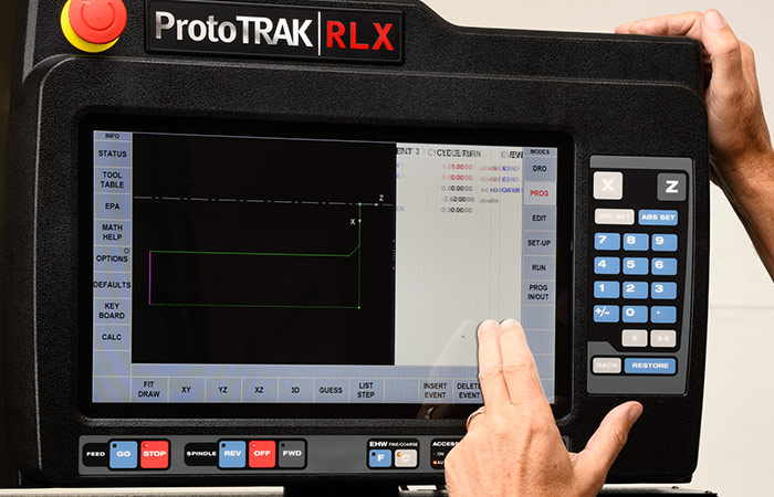 ProtoTRAK RLX CNC Editing On-The-Fly Example 1