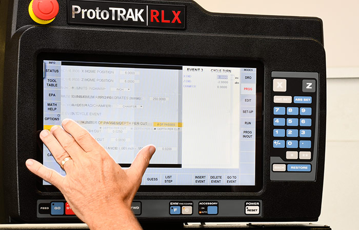 ProtoTRAK RLX CNC Editing On-The-Fly Example 2