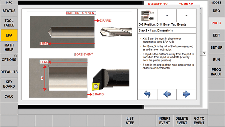 ProtoTRAK RLX CNC Enhanced ProtoTRAK Assistance - Bulleted Instructions