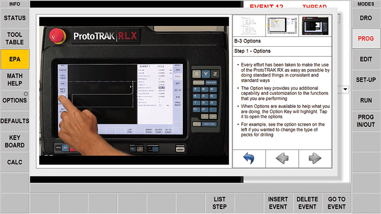 ProtoTRAK RLX CNC Enhanced ProtoTRAK Assistance - Videos