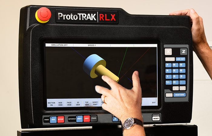 ProtoTRAK RLX CNC Touchscreen Gestures