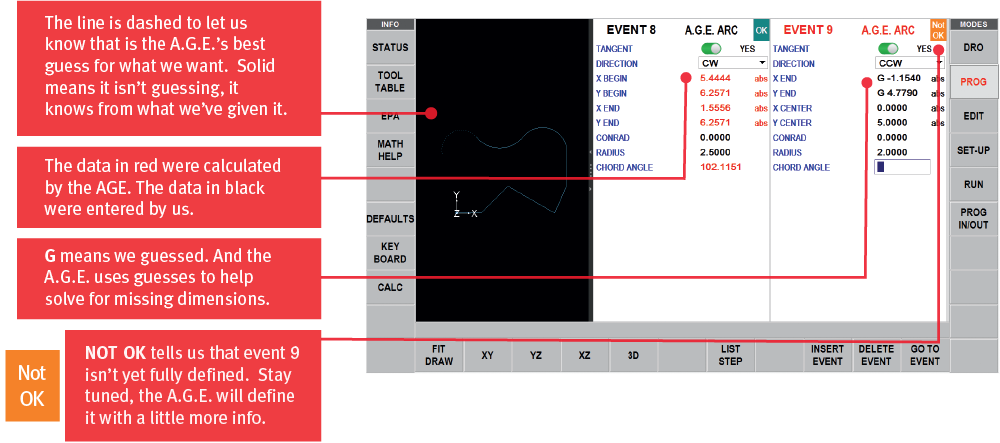 ProtoTRAK RMX CNC Auto Geometry Engine Sample Event