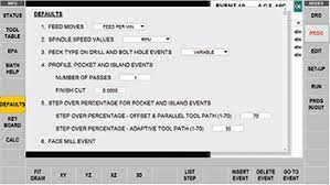 ProtoTRAK RMX CNC Defaults To Suit Your Programming Style