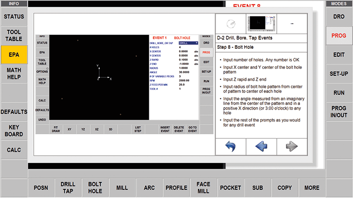 ProtoTRAK RMX CNC Enhanced ProtoTRAK Assistance - Screenshots