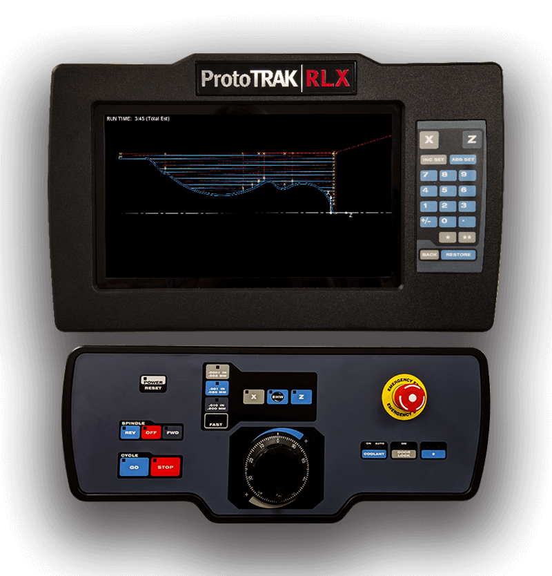 ProtoTRAK RLX CNC for TRAK TC2 Turning Center