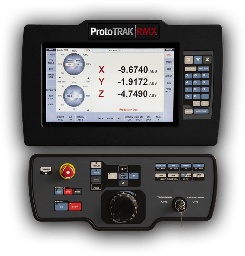 ProtoTRAK RMX CNC for TRAK Toolroom Machining Centers