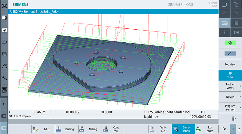 Instant Simulations - SINUMERIK ONE