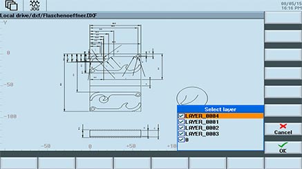 Lector DXF (P56) - SINUMERIK ONE