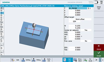 Native Part Probing Cycles - SINUMERIK ONE