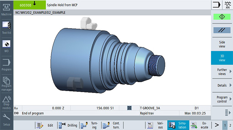 Using Program Simulations - SINUMERIK ONE