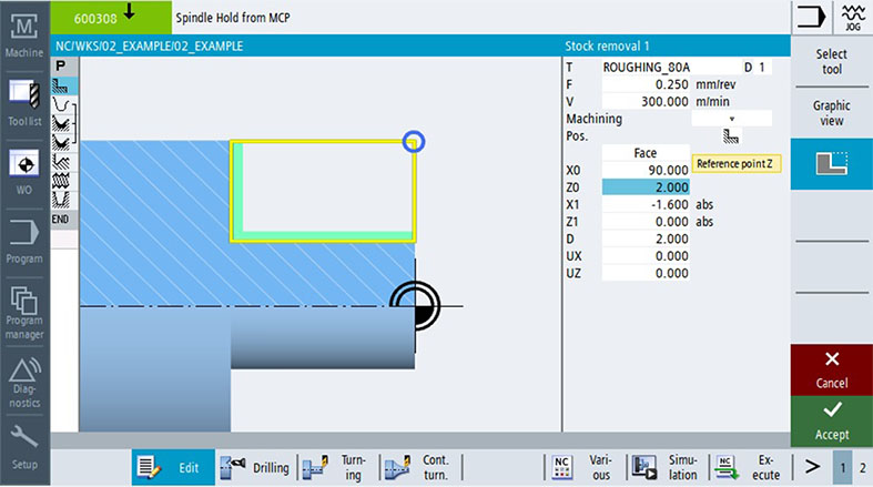 Tool Tips - Turning Operations - SINUMERIK ONE