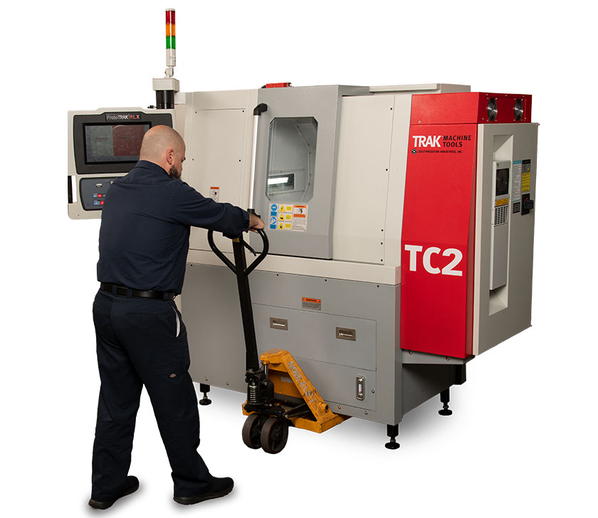 TRAK TC2 Turning Center Portability
