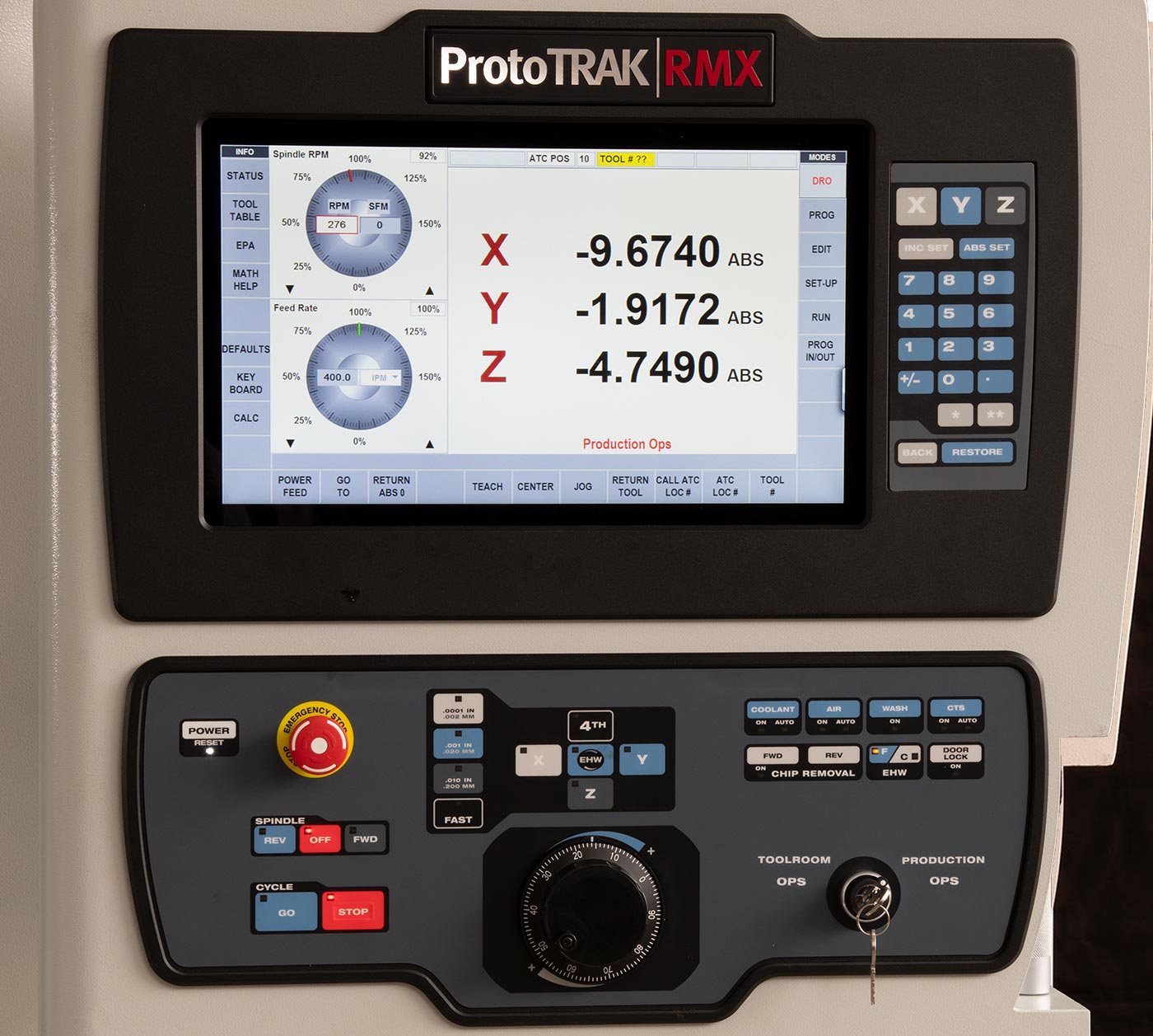 Centro de Mecanizando Toolroom TRAK TMC12 ProtoTRAK RMX